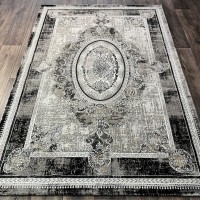 Турецкий ковер VEIVET 27145 Черный-серый